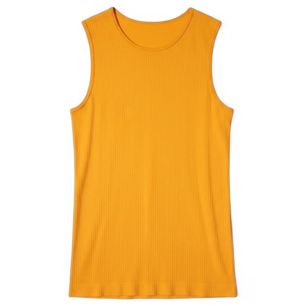 Zyia Active Ribbed Tank Top Women S Gorpcore Minimalist Activewear Yellow Shirt